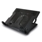 ACT AC8110 Laptop hűtőállvány 17"-ig állítható magasság (5 pozícióban) 2 portos hub