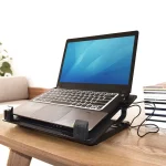 ACT AC8110 Laptop hűtőállvány 17"-ig állítható magasság (5 pozícióban) 2 portos hub - Image 6