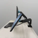 ACT AC8314 Gas Spring Dual Monitor Arm 17"-35" Black - Image 3