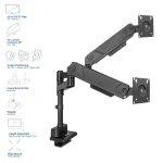 ACT AC8330 Dual Monitor arm 34" office solid pro - Image 2