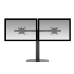 ACT AC8332 Free Standing Gas Spring Dual Monitor Arm Office Crossbar 10"-27" Black - Image 2
