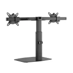 ACT AC8332 Free Standing Gas Spring Dual Monitor Arm Office Crossbar 10"-27" Black - Image 3