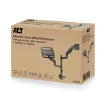 ACT AC8341 Single Monitor Arm and Laptop Arm Office Premium with Gas Spring Pole Mounted - Image 6