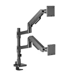 ACT AC8343 Dual Monitor Arm Office Premium with Gas Spring Pole Mounted - Image 13