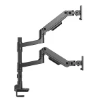 ACT AC8343 Dual Monitor Arm Office Premium with Gas Spring Pole Mounted - Image 15