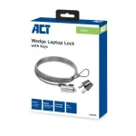 ACT AC9040 Wedge Laptop Lock with keys - Image 2