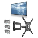 ACT Full Motion TV Wall Mount 23" to 55" VESA Black - Image 3