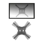 ACT Full Motion TV Wall Mount 23" to 55" VESA Black - Image 5