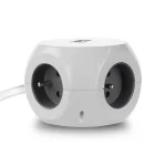 ACT Power Strip Cube E Socket Hálózati Elosztó 3DIN 1,5m White - Image 8