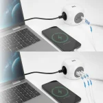 ACT Power Strip Cube F Socket Hálózati Elosztó 3DIN 1,5m White - Image 10