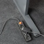 ACT Power Strip with Illuminated Switch Hálózati Elosztó Kapcsolóval 4DIN 2m Black - Image 5