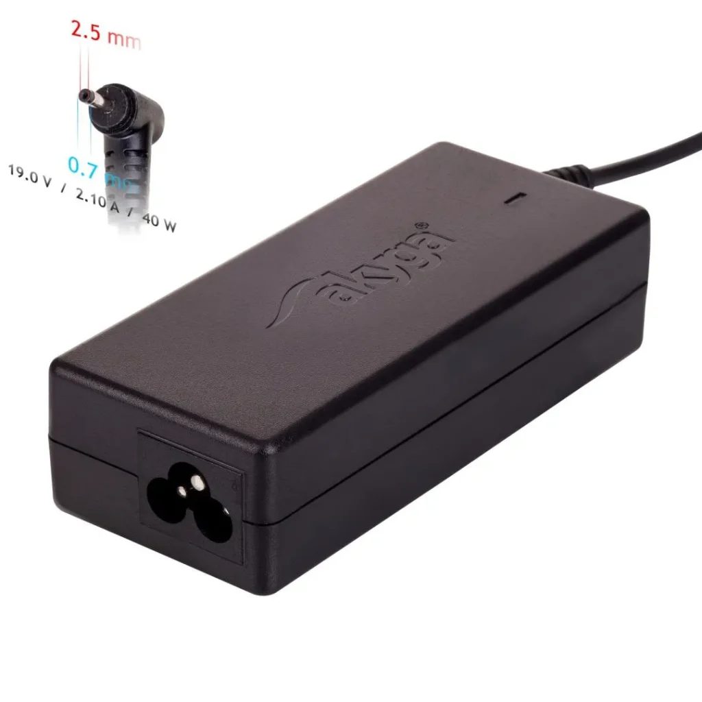 Akyga AK-ND-23 19V / 2,1A 40W 2,5x0,7mm Asus hálózati notebook töltő - Image 2