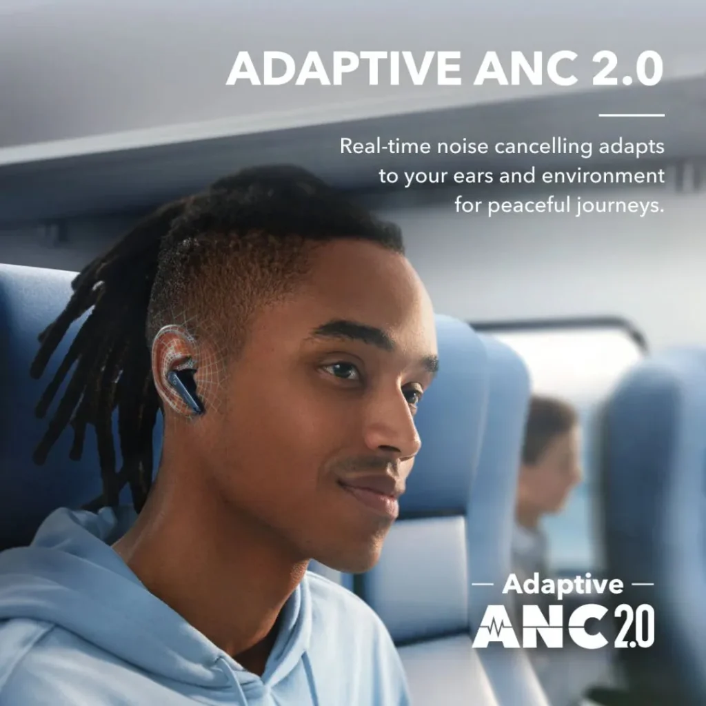 ANKER Soundcore Liberty 4 NC True Wireless Headset Navy Blue - Image 3