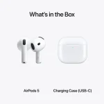 Apple AirPods 5 Bluetooth Headset with USB-C Charging Case White - Image 3