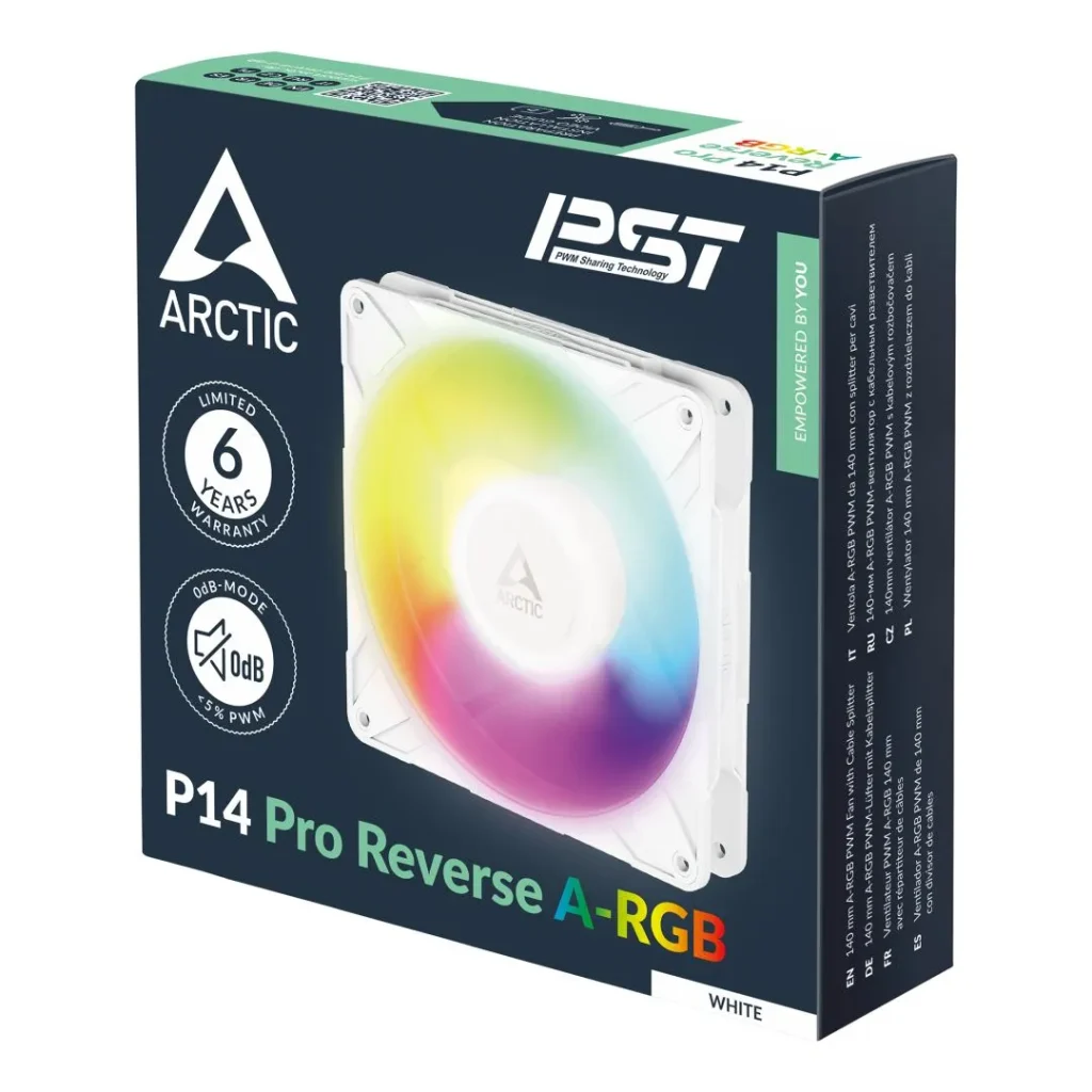 Arctic P14 Pro Reverse A-RGB White (3 pack) - Image 7