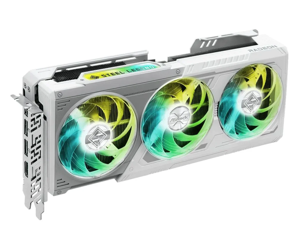 ASRock AMD Radeon RX 9070 XT Steel Legend 16GB videokártya - Image 3