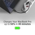 AXAGON ACU-PQ100W PD3.0 & QC4+ Dual Outputs Wall Charger 100W White - Image 5