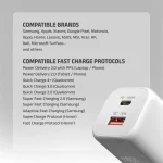 AXAGON ACU-PQ100W PD3.0 & QC4+ Dual Outputs Wall Charger 100W White - Image 6