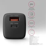 AXAGON ACU-PQ30 PD & QC Wall Charger 30W Black - Image 4