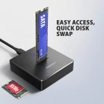 AXAGON ADSA-M2C11 USB-C 10Gbps docking station for M.2 NVMe / SATA SSD - Image 5