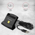 AXAGON CRE-SM2 USB Smart Card ID Card Reader & SD/microSD/SIM Card Reader - Image 7