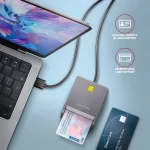AXAGON CRE-SM3T Smart Card/ID Card FlatReader - Image 2