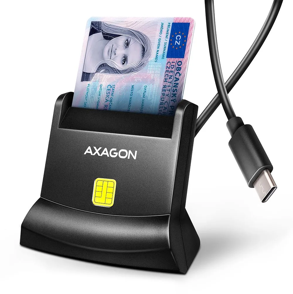 AXAGON CRE-SM4NC Smart Card Reader Black