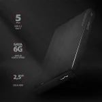 AXAGON EE25-XA6 2,5" USB3.0 HDD SATA Aline Box Black - Image 13