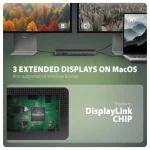 AXAGON HMC-DL-KVM 12in1 DisplayLink KVM Switch - Image 8
