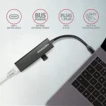 AXAGON HMC-GL3A SuperSpeed USB-C hub + Gigabit LAN Black - Image 4
