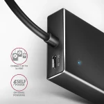 AXAGON HUE-F7A SuperSpeed USB-A FLAT HUB Black - Image 5
