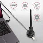AXAGON HUE-P1AL SuperSpeed USB-A Round HUB Black - Image 3