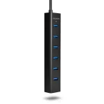 AXAGON HUE-SA7BP USB3.0 Charging Hub Black - Image 6