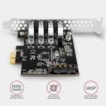 AXAGON PCEU-43RS PCIe Controller 4x SuperSpeed USB - Image 4