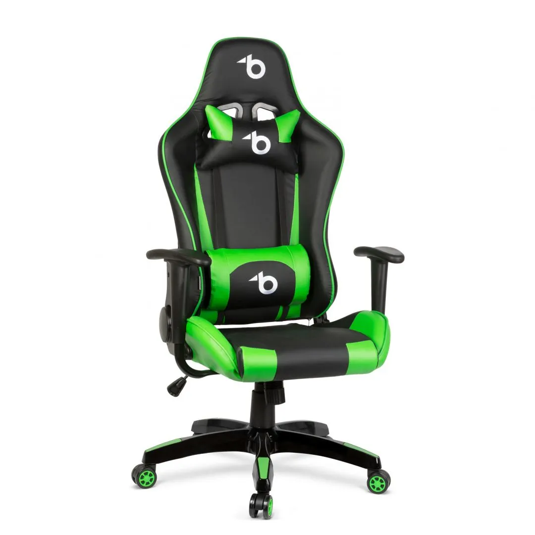 delight-bmd1106gr-gamer-chair-black-gree_1 Delight Bemada BMD1106GR Gaming Chair Black/Green - Image 1