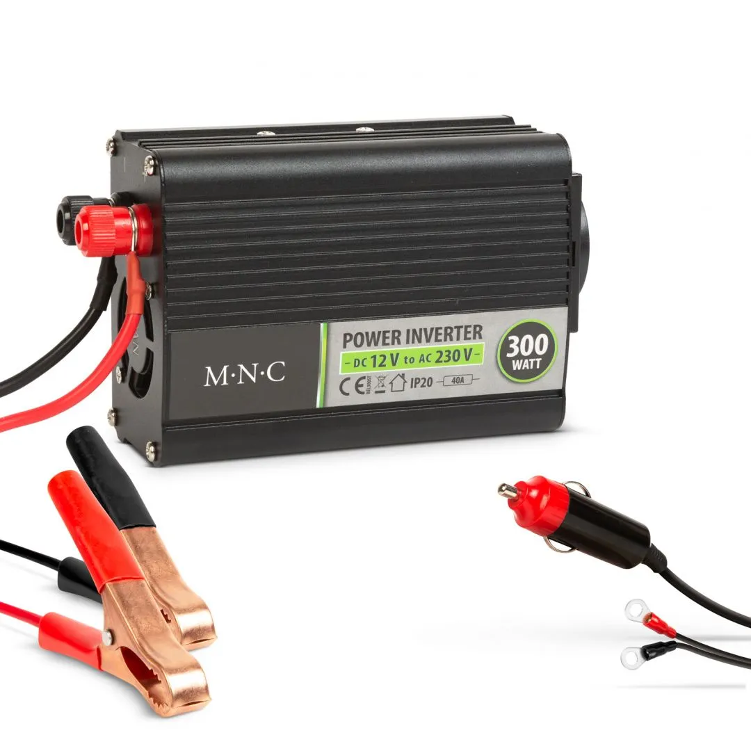 delight-power-inverter-300watt-12v-51023b_1 M.N.C Power Inverter 300Watt 12V - Image 1