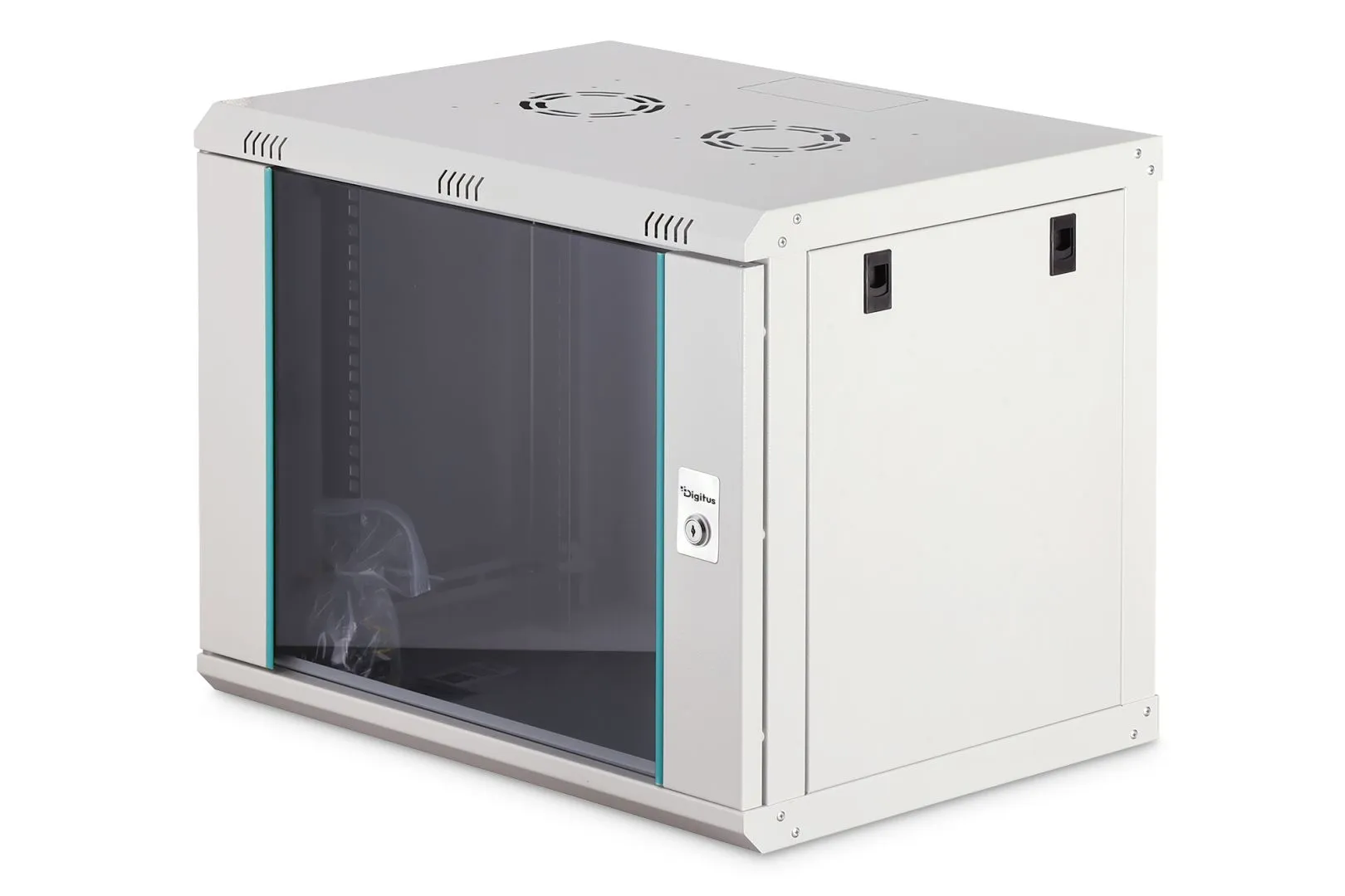 Digitus Dynamic DN-37104 19" 9U Falra szerelhető Rackszekrény Grey