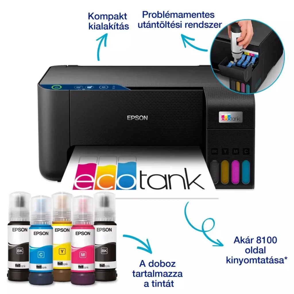 Epson EcoTank L3231 színes multifunkciós nyomtató - Image 7