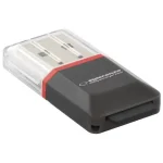 Esperanza EA134 MicroSD Card Reader Black - Image 2