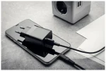FIXED hálózati töltő, 2*USB-A kimenet, 17W + USB/mikro USB kábel, fekete - Image 7