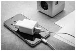 FIXED hálózati töltő, 2*USB-A kimenet, 17W + USB/USB-C kábel, fehér - Image 7