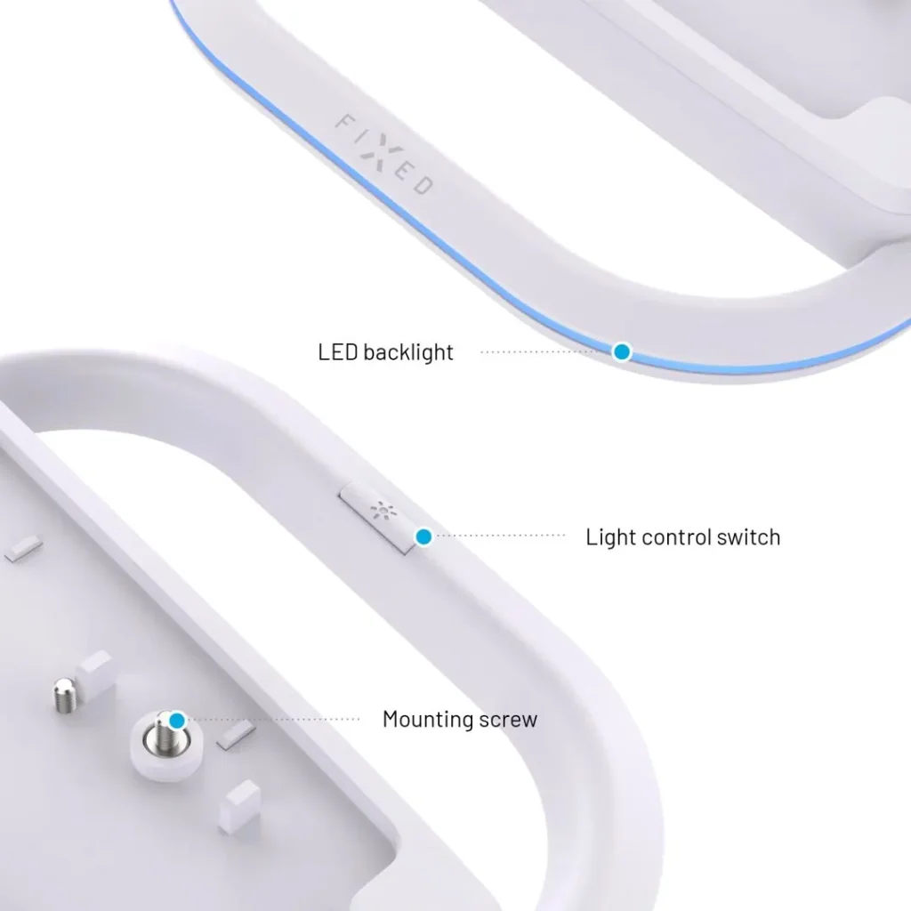 FIXED LED Stand for PlayStation 5, 5 (Slim) and 5 Pro, White - Image 4