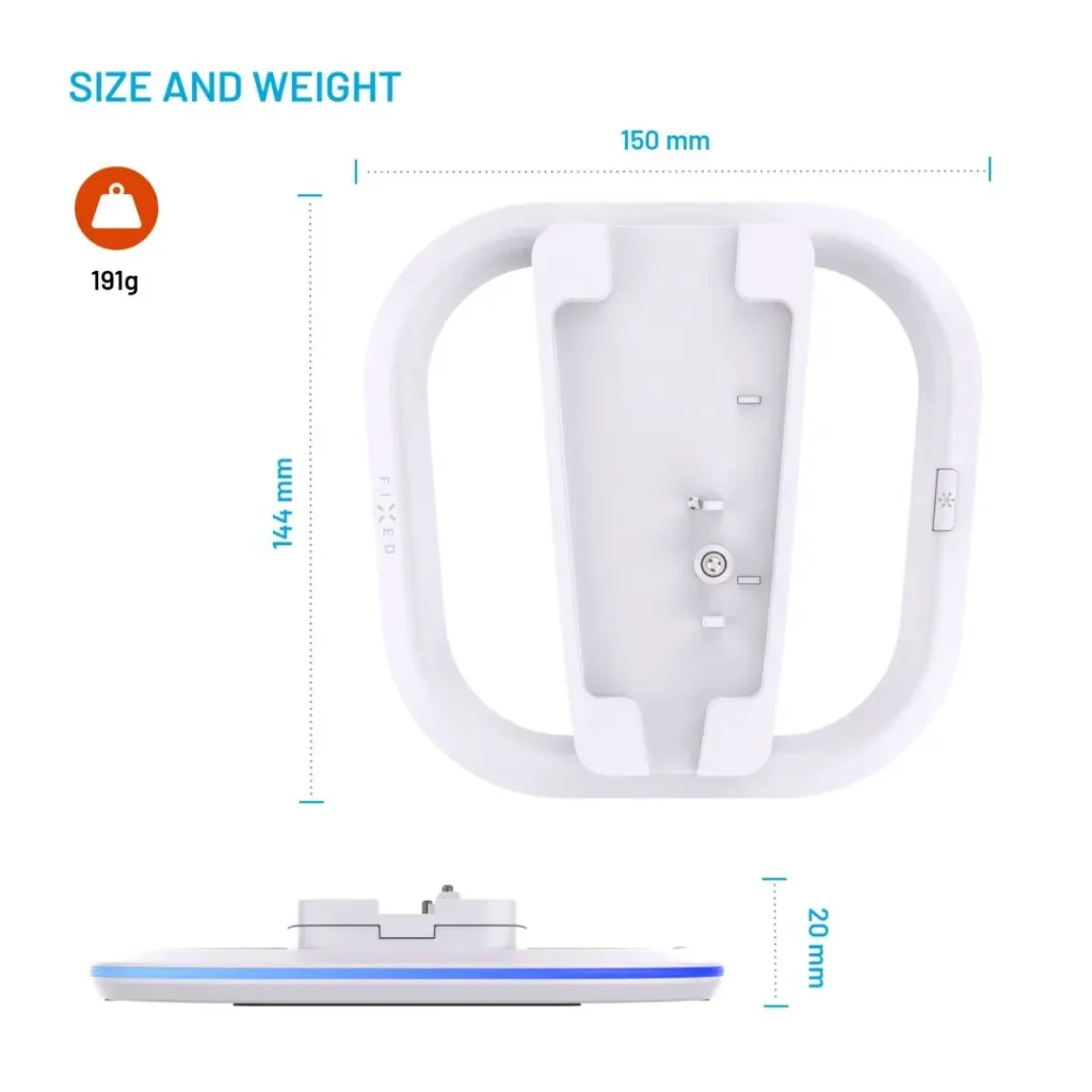 FIXED LED Stand for PlayStation 5, 5 (Slim) and 5 Pro, White - Image 5