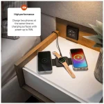 FIXED vezeték nélküli töltőállomás Samsung készülékekhez, fekete - Image 9