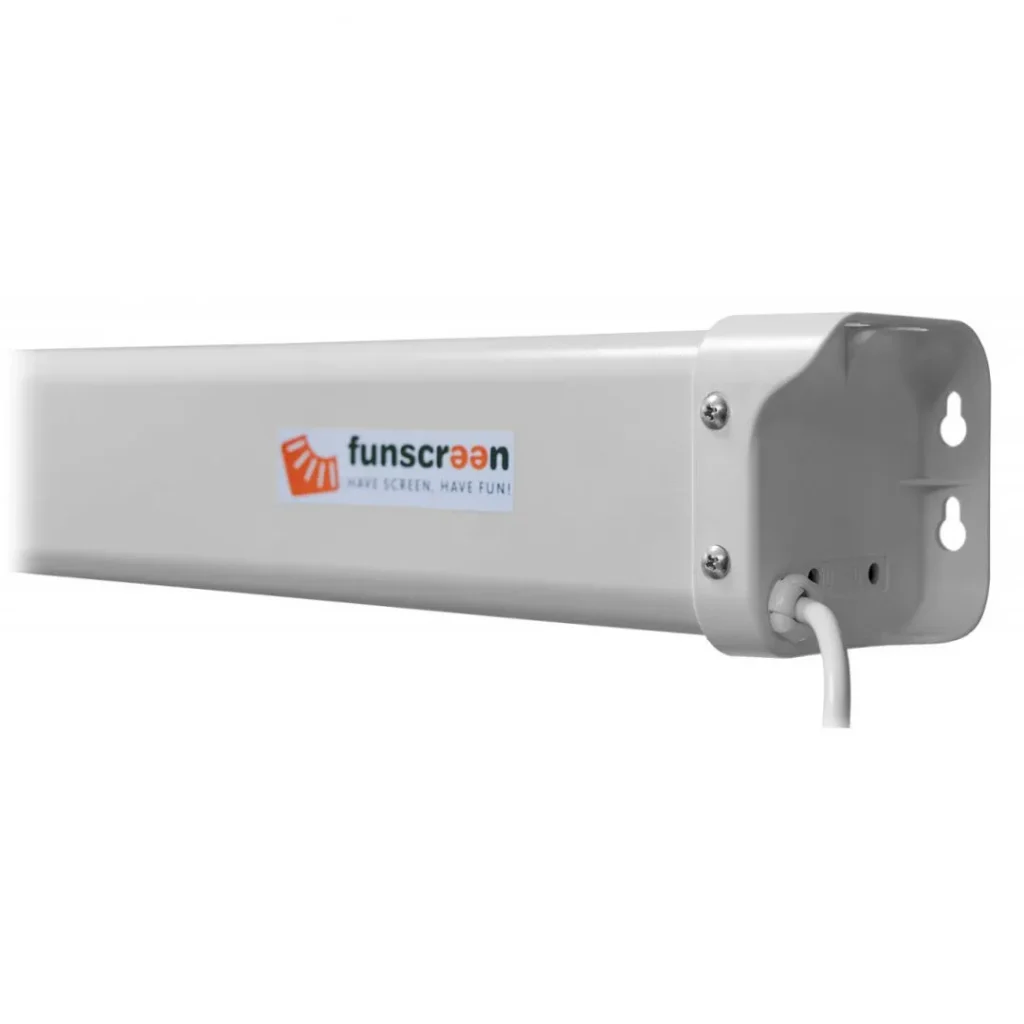 Funscreen Matt White Motor 212x305 cm Format 16:9 - Image 3