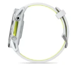 Garmin Forerunner 970 Titanium with Whitestone Case and Whitestone/Translucent Amp Yellow Band - Image 5