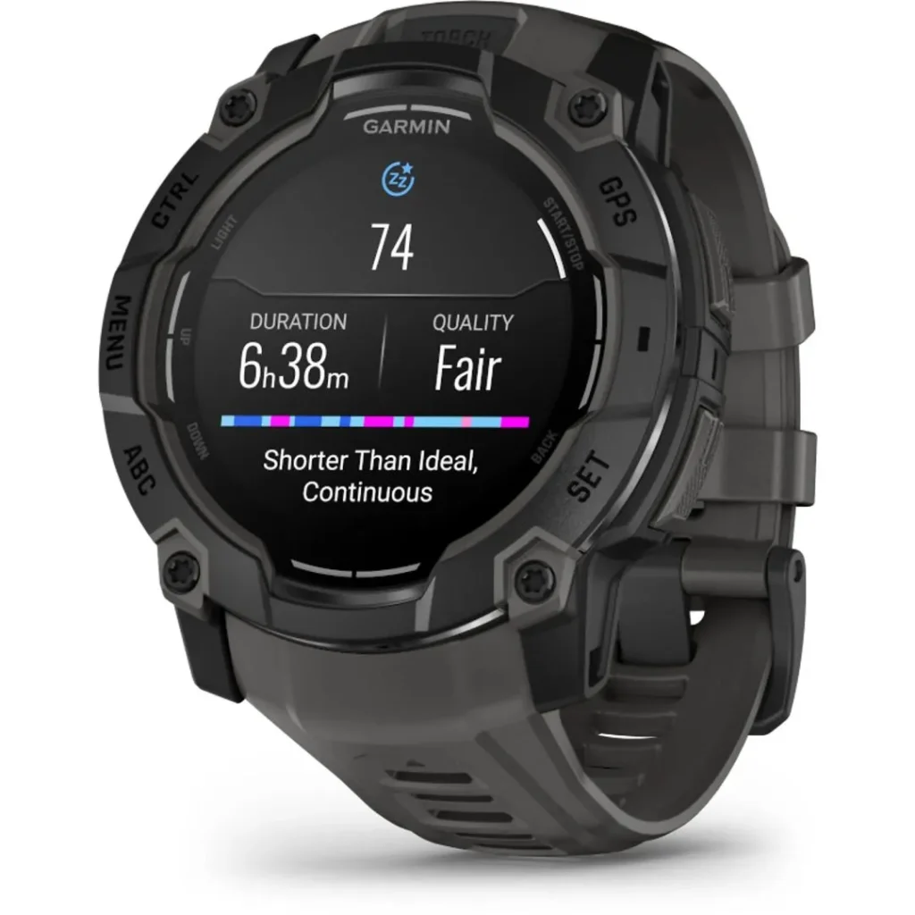 Garmin Instinct 3 50mm AMOLED Black with Charcoal Band - Image 3