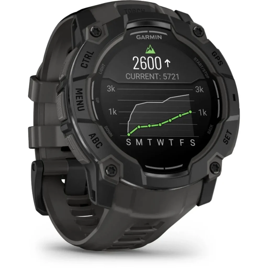 Garmin Instinct 3 50mm AMOLED Black with Charcoal Band - Image 4