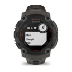 Garmin Instinct E 45mm Black with Dark Grey Silicon Band - Image 2