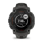 Garmin Instinct E 45mm Black with Dark Grey Silicon Band - Image 4